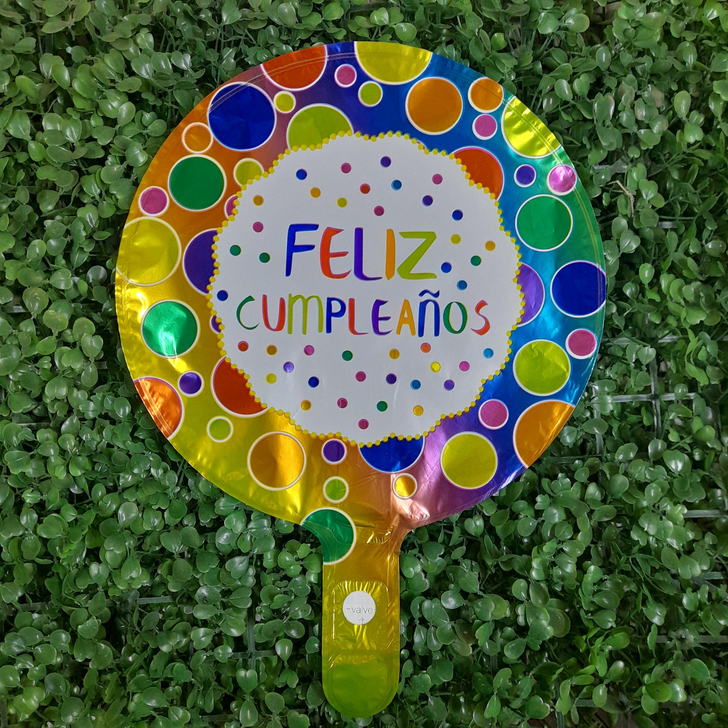 Globos metalicos cumpleaños 25cm