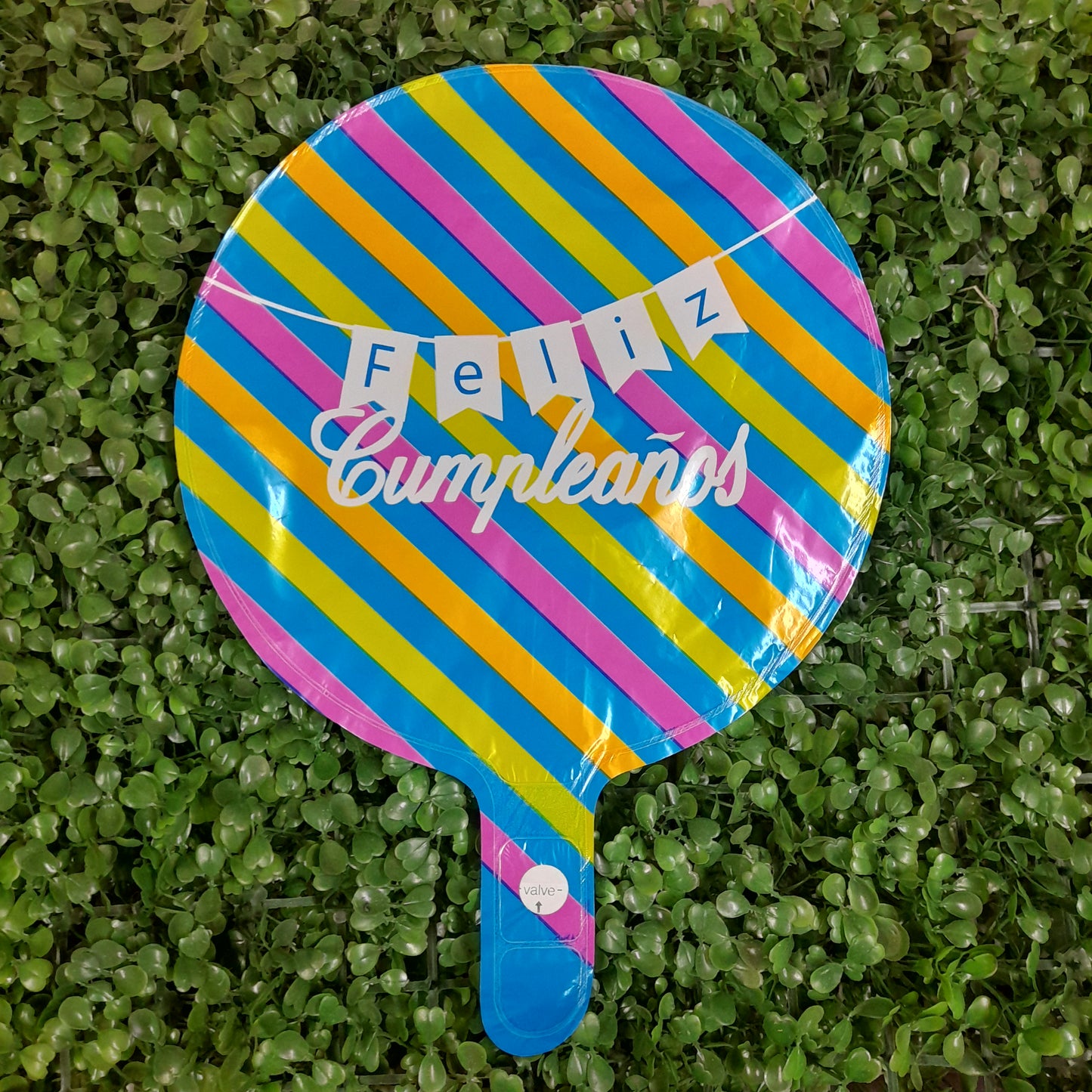 Globos metalicos cumpleaños 25cm