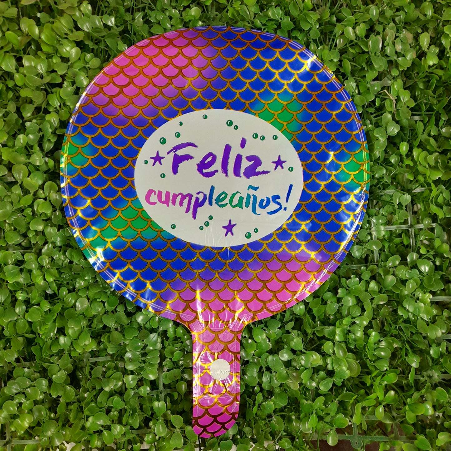 Globos metalicos cumpleaños 25cm