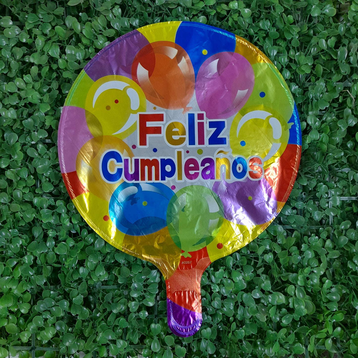 Globos metalicos cumpleaños 25cm