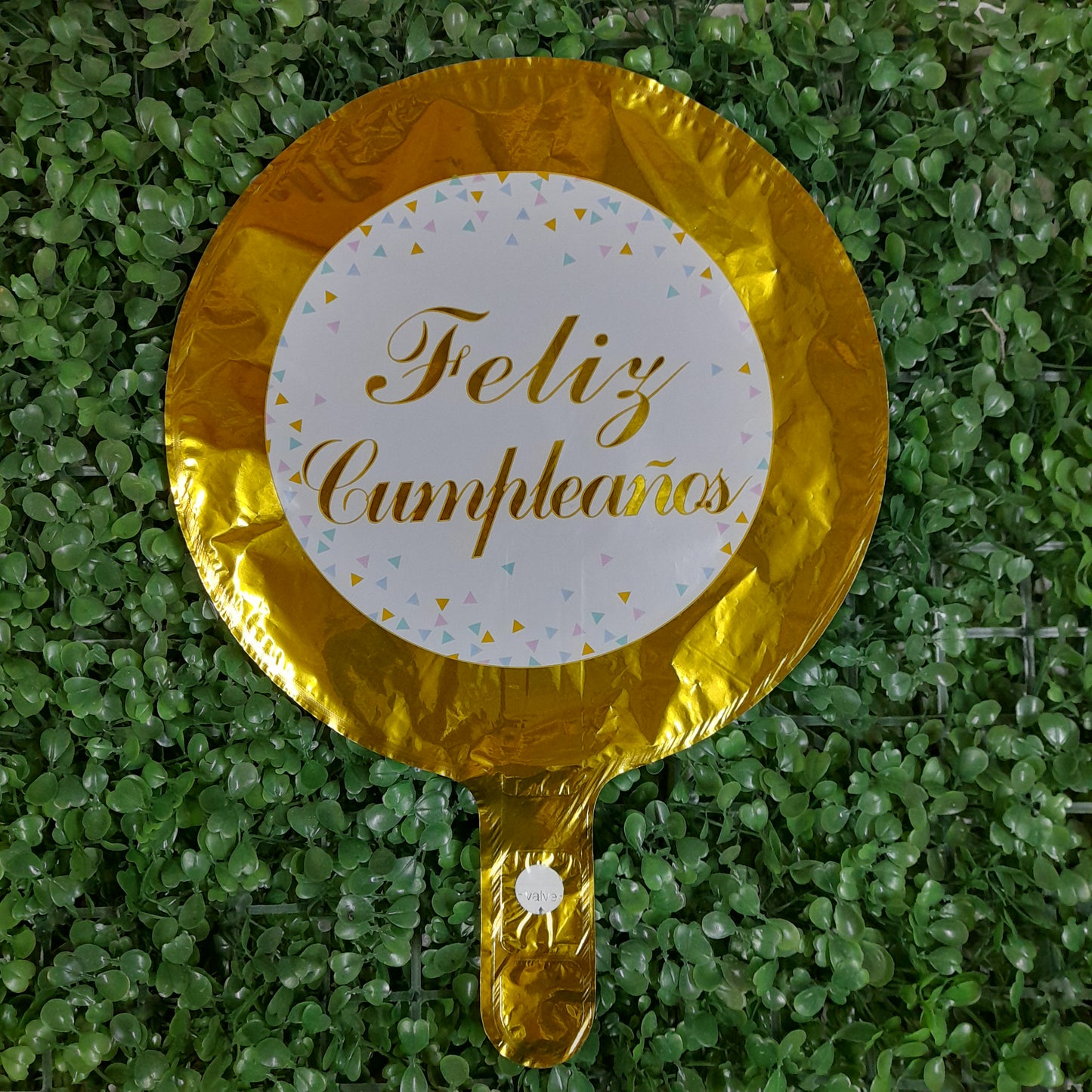 Globos metalicos cumpleaños 25cm