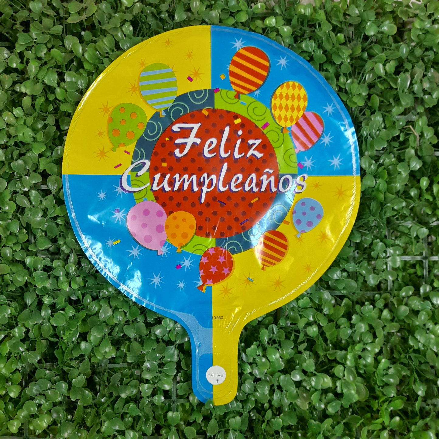 Globos metalicos cumpleaños 25cm
