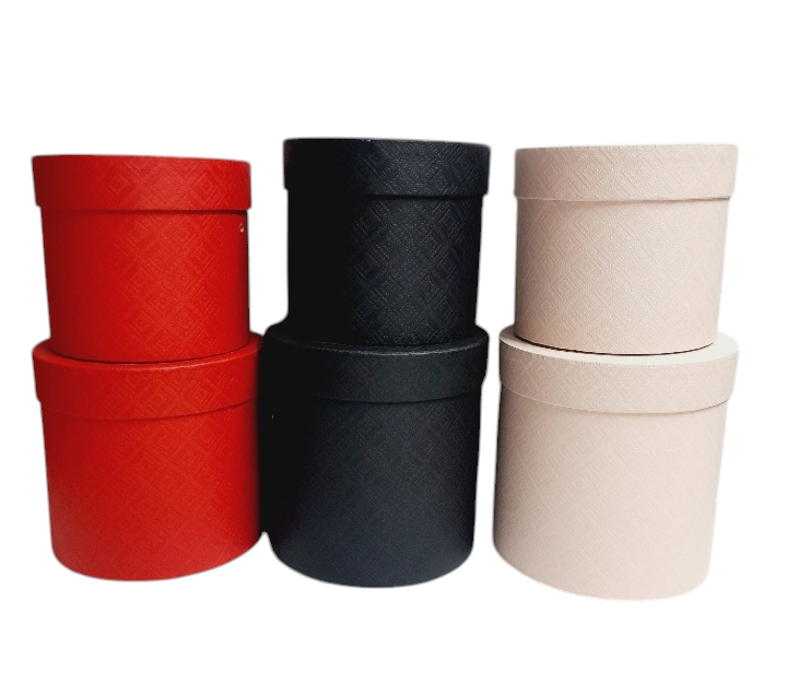 Set 2 cajas redonda