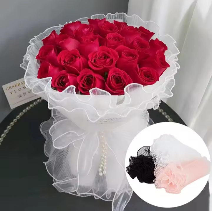 Tul con perlas