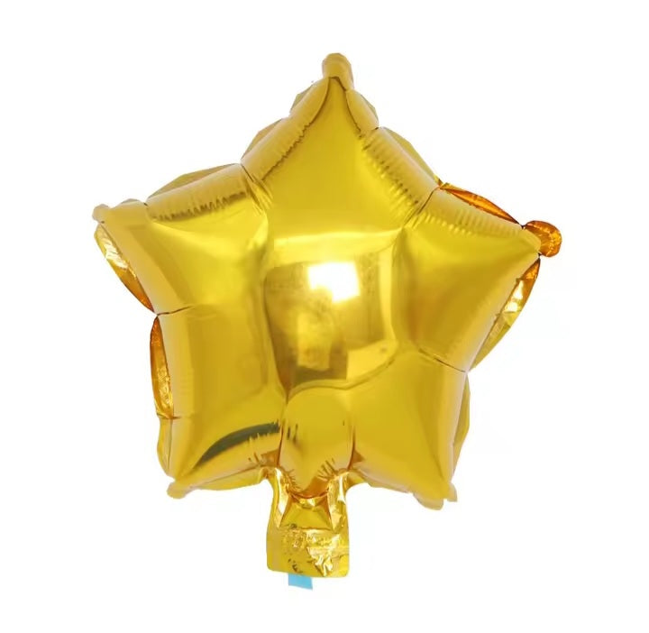 Globos corazon y estrella 25 cm