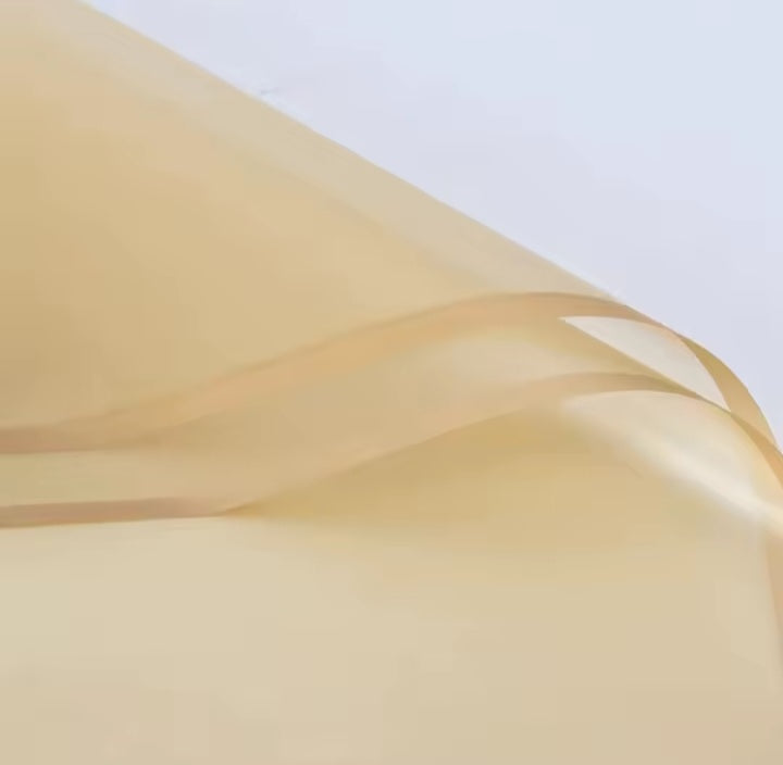 Papel coreano semitransparete borde color