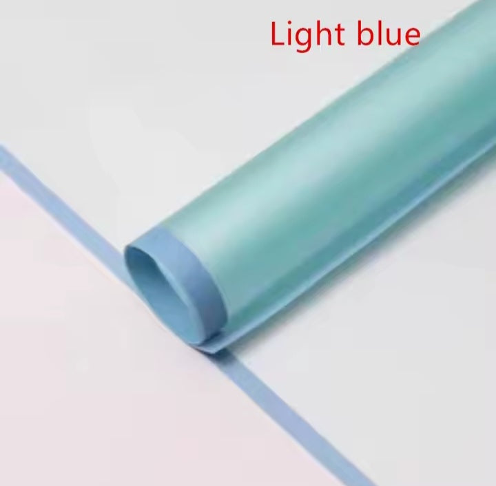 Papel coreano semitransparete borde color