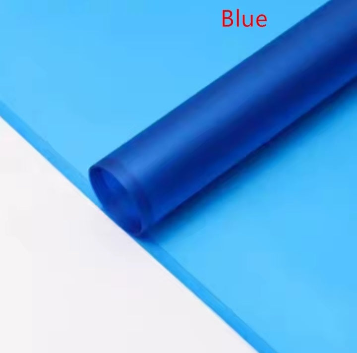 Papel coreano semitransparete borde color