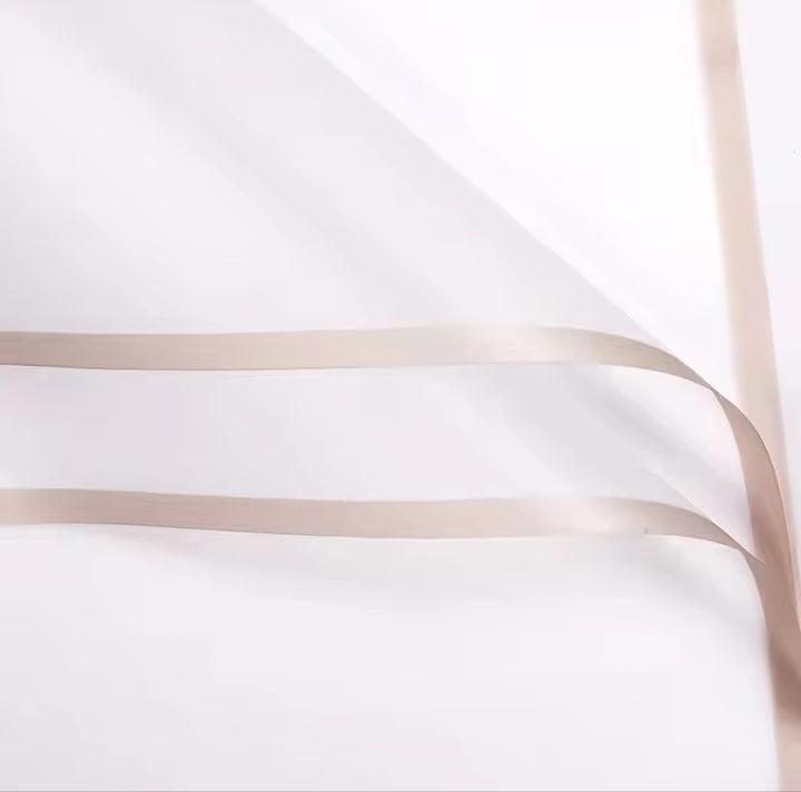 Papel coreano borde dorado