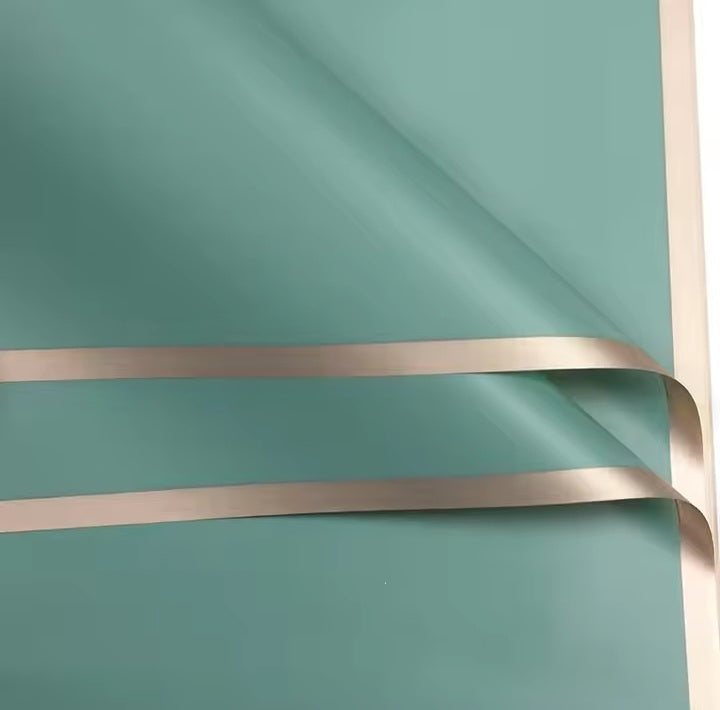 Papel coreano borde dorado