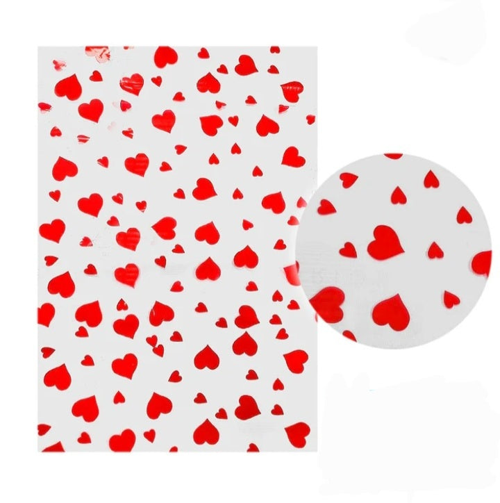 Celofan corazones