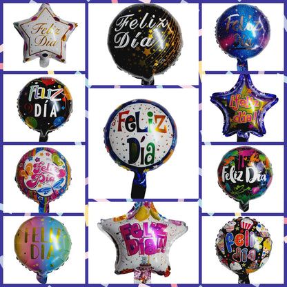 Globos feliz dia 25 cm